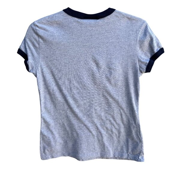 Looney Tunes Vintage Y2K Tough Kitty Volleyball League Ringer Babydoll Tee M - Picture 4 of 7